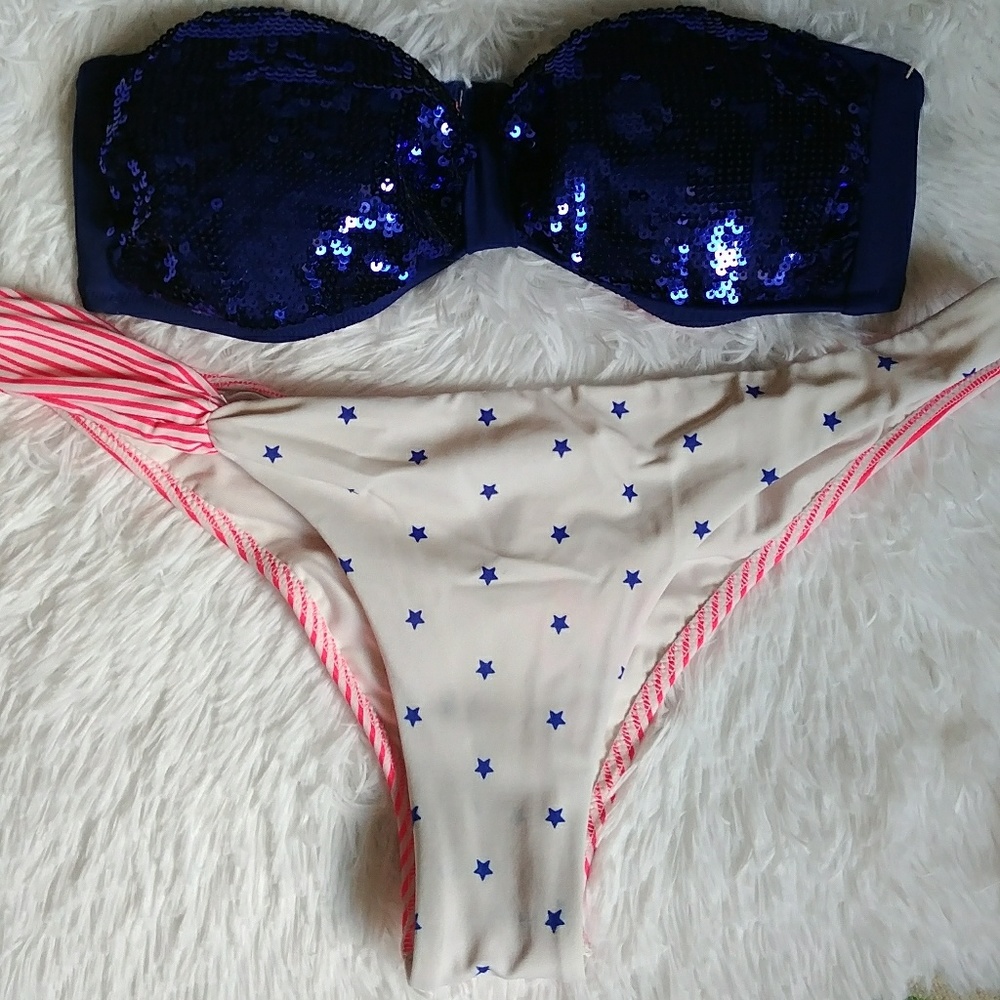 Victoria's Secret Wonder Woman sequin bikini